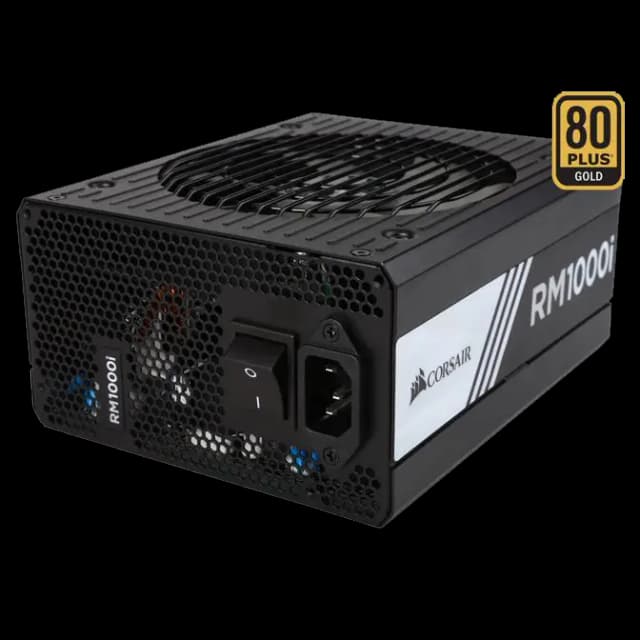 Corsair RMi Series™ RM1000i - 1000 Watt 80 PLUS® Gold Certified Fully Modular PSU Image