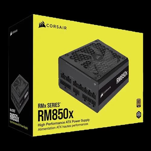 Corsair RMx Series™ RM850x - 850 Watt 80 PLUS® Gold Certified Fully Modular PSU Image