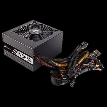 Corsair VS Series™ VS650 — 650 Watt 80 PLUS® White Certified PSU Image