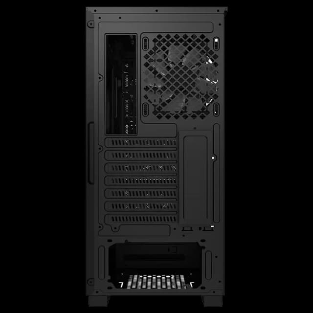 Deepcool MATREXX 50 MESH 4FS is a high airflow case that comes with four tri-color LED fans tempered glass panel Image