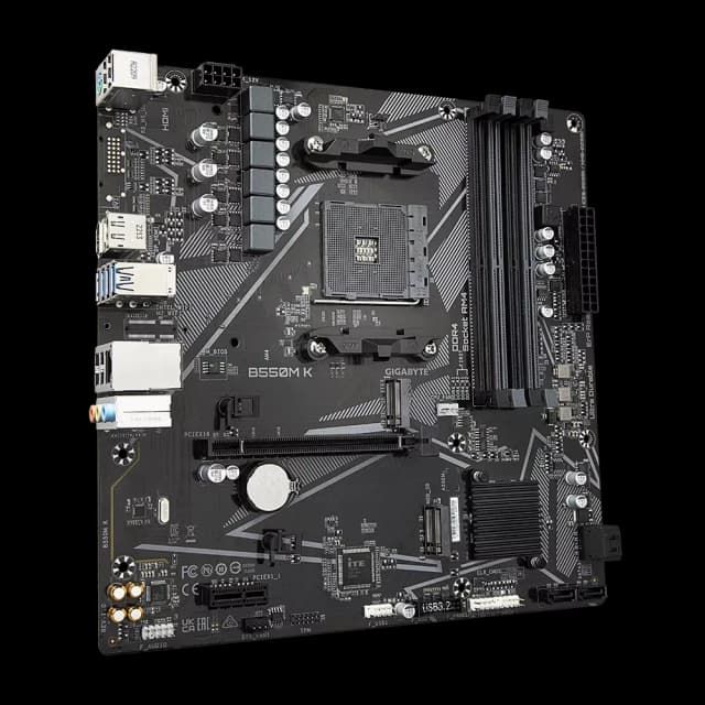GIGABYTE B550M K Motherboard Image