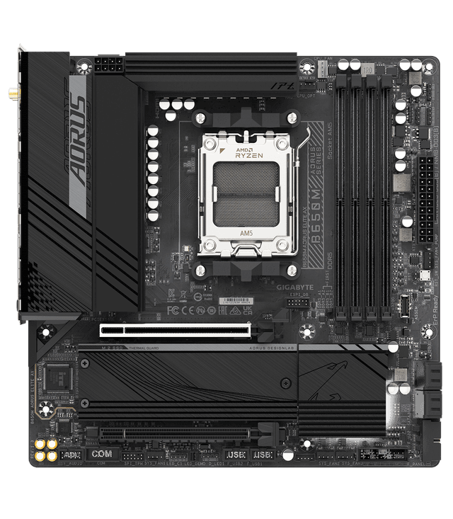 GIGABYTE B650M AORUS ELITE AX MOTHERBOARD Image