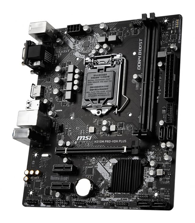 MSI Motherboard for Intel 8th and 9th Generation | H310M Pro-VDH Plus Image