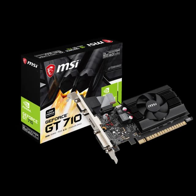 MSI GeForce GT 710 2GD3 LP Graphics Card Image