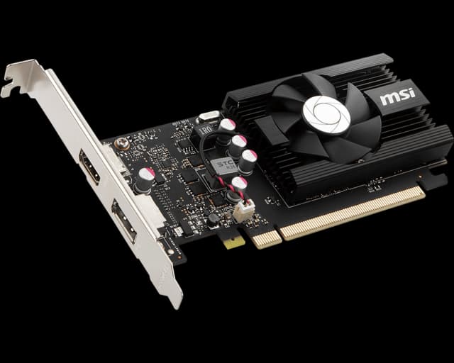 MSI GeForce GT 1030 2GD4 LP OC Graphics Card Image