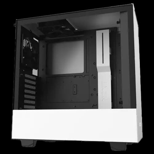 NZXT H210, Mini-ITX PC Gaming Case, Type-C Port, Tempered Glass Matte White Image