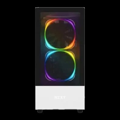 NZXT H510 Elite, Premium Mid-Tower ATX Case PC Gaming Case-Dual-Tempered Glass, Type C Port, RGB Lighting Image