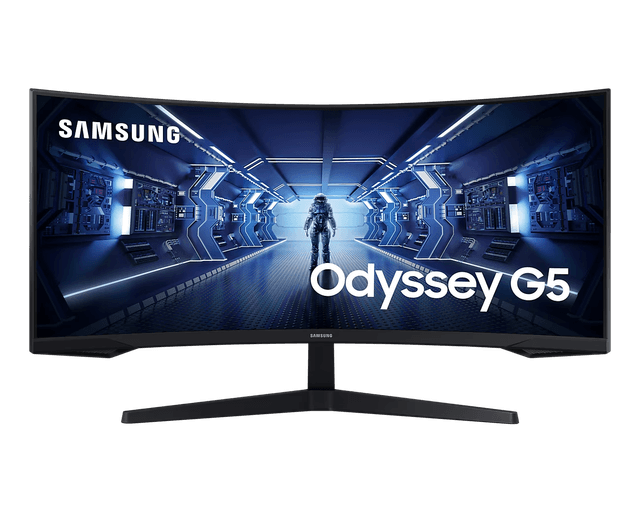 Samsung 34"Odyssey G5 Curved Gaming Monitor with WQHD resolution Image