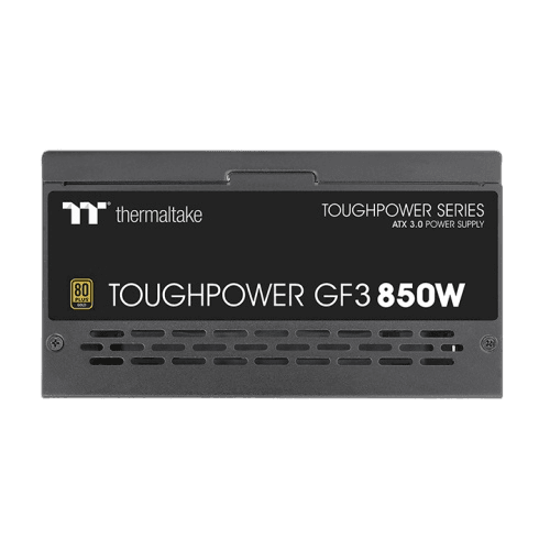 Thermaltake Toughpower GF3 850W Fully Modular Power Supply, Non Light, Full Range, Analog, 80 Plus Gold, 850W Max Output Capacity Image