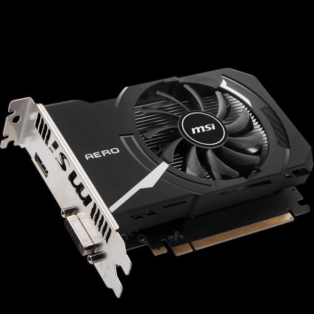 MSI GeForce GT 1030 AERO ITX 2G D4 OC Graphics Card Image