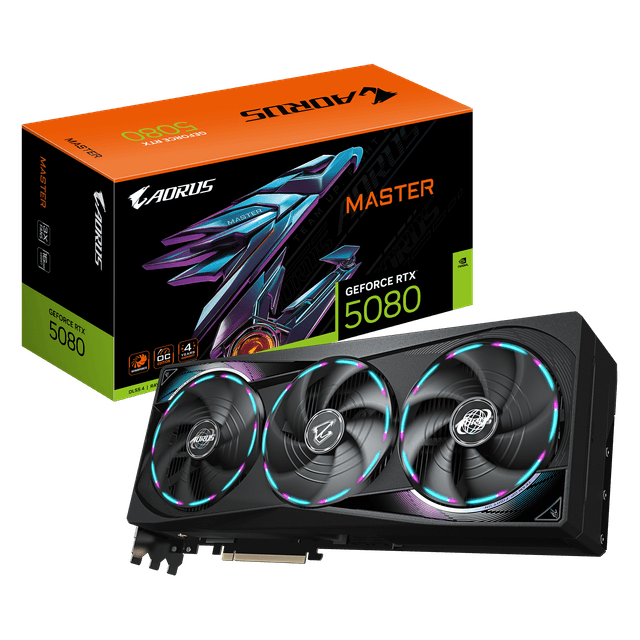 Gigabyte AORUS GeForce RTX 5080 MASTER 16GB Image