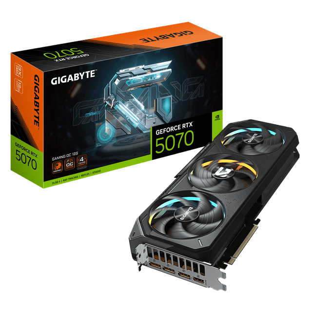 GIGABYTE GeForce RTX 5070 GAMING OC 12GB Image