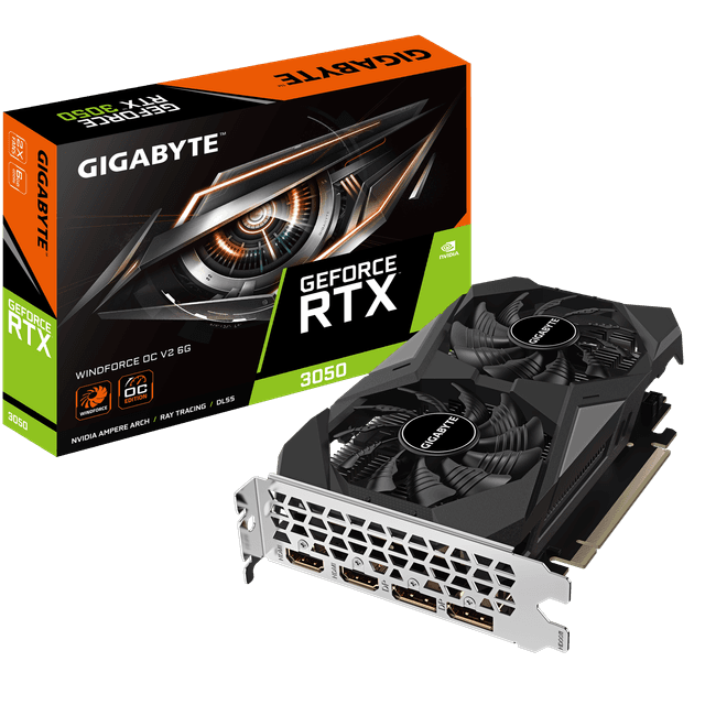 GIGABYTE GeForce RTX 3050 WINDFORCE OC 6GB Image