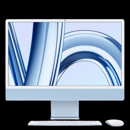 Apple iMac 24" Silver (8-Core CPU, 8-Core GPU) Image