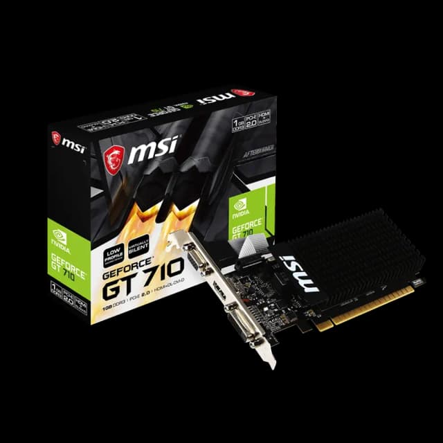 MSI Geforce GT 710 1GD3H LP Graphics Card Image
