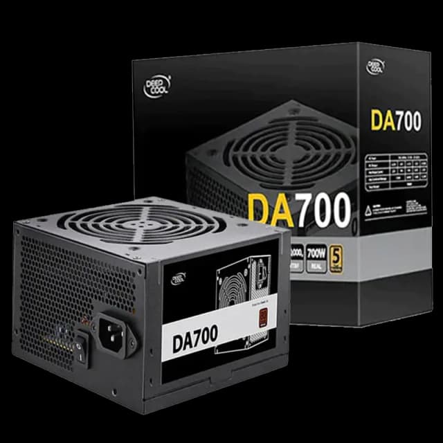 DeepCool DA700 80 Plus Bronze Certified 700W Power Supply, ATX12V, 120mm PWM Silent Fan Image