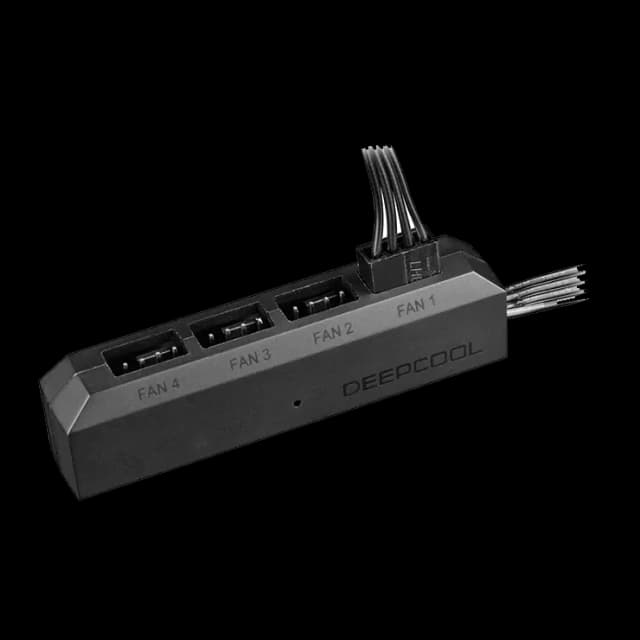 DeepCool Fan Hub Control 4PWM Fan Speed Supports Fan with 3Pin/4Pin Cooling FH-04 Image