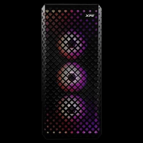 XPG Defender MID-Tower Chassis ATX Gaming Case (Black) Image